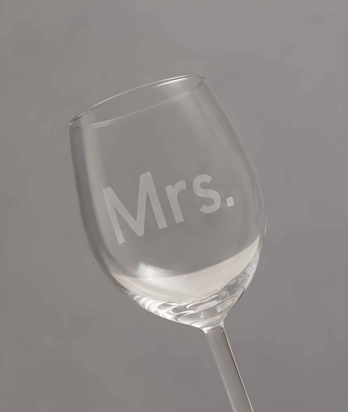 Mr. & Mrs. Gegraveerde Wijnglazen